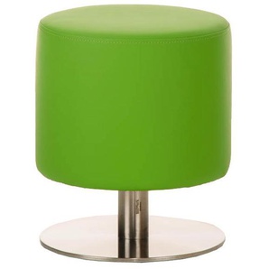 Sitzhocker - Max 3 - Hocker Rundhocker Kunstleder Grün 38...