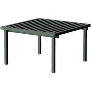 Sitzkissen 19 Outdoors metall grün / 62,5 x 62,5 x H 37 cm - Aluminium - NINE - Grün