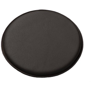Sitzkissen Chiemgauer Weberei Leder braun, Designer Chiemgau factory, 2.7 cm