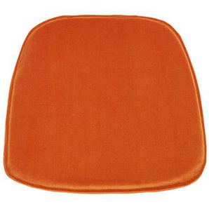 Sitzkissen Leed Nexxtbrand Velvet orange, 2.5x38x37 cm