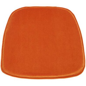 Sitzkissen Leed Nexxtbrand Velvet orange, 2.5x41x40 cm