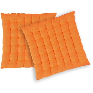 Sitzkissen Risotto, 2er-Set pad concept orange, 3x40x40 cm
