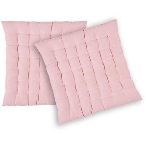 Sitzkissen Risotto, 2er-Set pad concept pink, 3x40x40 cm