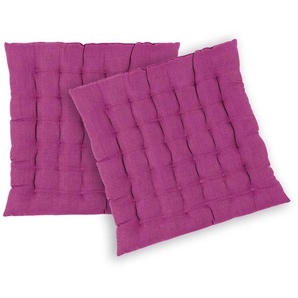 Sitzkissen Risotto, 2er-Set pad concept fuchsia pink, 3x40x40 cm