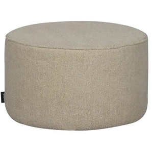 Sitzpouf - creme - Materialmix - 36 cm - 60.0 | Möbel Kraft