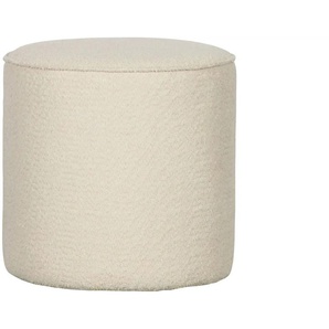Sitzpouf   ¦ creme ¦ Maße (cm): B: 46 H: 46  Ø: 46