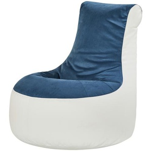 Sitzsack - blau - Materialmix - 80 cm - 86 cm - 95 cm | Möbel Kraft