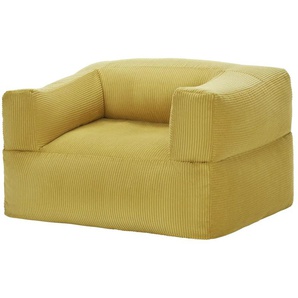 Sitzsack Chair - gelb - Materialmix - 110 cm - 75 cm - cm 90,0 | Möbel Kraft