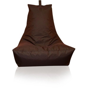 Sitzsack KINZLER Lounge Sitzsäcke Gr. B/H: 100 cm x 80 cm, braun (dunkelbraun) Baby Sitzsäcke