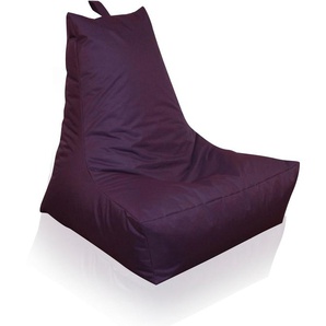 Sitzsack KINZLER Lounge Sitzsäcke Gr. B/H: 100 cm x 80 cm, lila (brombeer) Baby Sitzsäcke