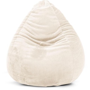 Sitzsack MAGMA HEIMTEX Beanbag SOFTY XL Sitzsäcke Gr. B: 110 cm, beige (natur) Baby Sitzsäcke