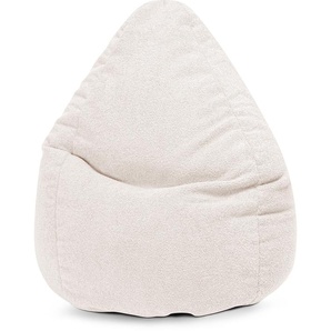 Sitzsack MAGMA HEIMTEX BeanBag WOOLLY Sitzsäcke Gr. B: 110 cm, beige (natur) Baby Sitzsäcke