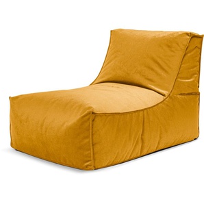 Sitzsack MAGMA HEIMTEX Rock MARLA Sitzsäcke Gr. B/H: 100 cm x 65 cm, gelb (senf) Baby Sitzsäcke