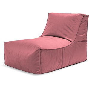 Sitzsack MAGMA HEIMTEX Rock MARLA Sitzsäcke Gr. B/H: 100 cm x 65 cm, rosa (altrose) Baby Sitzsäcke