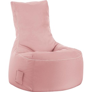 Sitzsack MAGMA HEIMTEX Swing SCUBA Sitzsäcke Gr. B/H: 95 cm x 90 cm, rosa (altrose) Baby Sitzsäcke