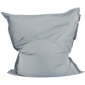 Sitzsack Hellgrau 140 x 180 cm Indoor Outdoor Stark wasserabweisender Langfristige Volumenstabilität Leicht Gewicht