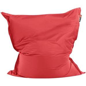 Sitzsack Rot 140 x 180 cm Indoor Outdoor Stark wasserabweisender Langfristige Volumenstabilität Leicht Gewicht