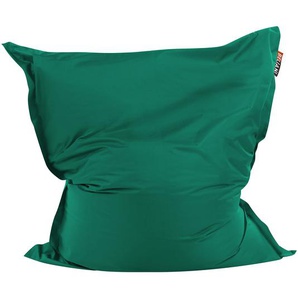 Sitzsack Smaragdgrün 140 x 180 cm Indoor Outdoor Stark wasserabweisender Langfristige Volumenstabilität Leicht Gewicht