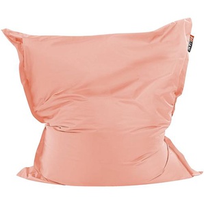Sitzsack Pfirsich rosa 140 x 180 cm Indoor Outdoor Stark wasserabweisender Langfristige Volumenstabilität Leicht Gewicht