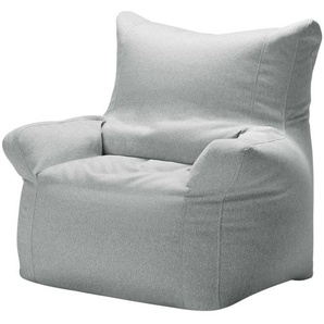 Sitzsack Sessel - grau - Materialmix - 97 cm - 85 cm - 92 cm | Möbel Kraft