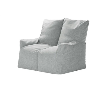 Sitzsack-Sofa  Fiete ¦ grau ¦ Maße (cm): B: 130 H: 95 T: 80.0