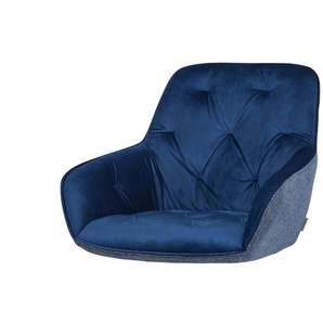 Sitzschale  Baldwin ¦ blau ¦ Holzwerkstoff gepolstert und bezogen ¦ Maße (cm): B: 63 H: 49,5 T: 65.0
