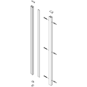 Swiss Aqua Technologies - sk Profil für Duschabtrennung 193cm, Chrom (sikoprofilsk)