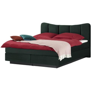 Boxspringbett  Dalur ¦ grün ¦ Maße (cm): B: 200 H: 110
