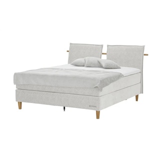 SKAGEN STUDIO Boxspringbett Voodie ¦ beige ¦ Maße (cm): B: 202 H: 107