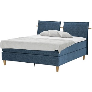 SKAGEN STUDIO Boxspringbett Voodie ¦ blau ¦ Maße (cm): B: 182 H: 107