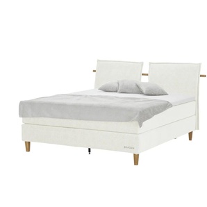 SKAGEN STUDIO Boxspringbett Voodie ¦ creme ¦ Maße (cm): B: 202 H: 107