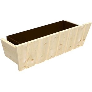 Skanholz Blumenkasten, für Gartenhäuser, 67 x 25 x20 cm, aus Holz