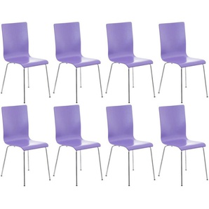 Skinelva Dining Chair - Modern - Purple - Metal - 43 cm x 47 cm x 87 cm