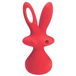 Skulptur Bunny by Aki Kuroda plastikmaterial rot / H 60 cm - Slide -