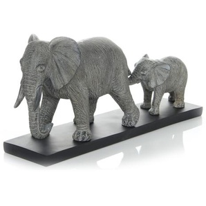 Skulptur Grau ca. 49,1cm (L) x 12,2cm (B) x 21,7cm (H)