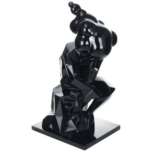 Skulptur, Schwarz, Kunststoff, 17x47x28 cm, Dekoration, Skulpturen & Dekoobjekte, Skulpturen
