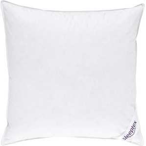 Sleeptex Kopfkissen Ice, Weiß, Textil, 80 cm, Textiles Vertrauen - Oeko-Tex®, für Hausstauballergiker geeignet, Schlaftextilien, Kopfkissen & Nackenkissen, Kopfkissen