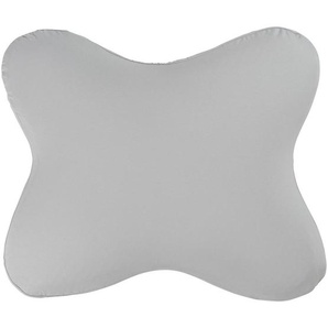 Sleeptex Kopfkissenbezug Lilly, Grau, Textil, Uni, 46x55 cm, Bsci, Oeko-Tex® Standard 100, atmungsaktiv, hautfreundlich, pflegeleicht,