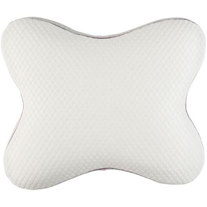 Sleeptex Nackenkissen Lilly, Weiß, Textil, Füllung: Schaumstoff, 45x10x55 cm, atmungsaktiv, mit Reißverschluss, Schlaftextilien, Kopfkissen & Nackenkissen, Nackenkissen