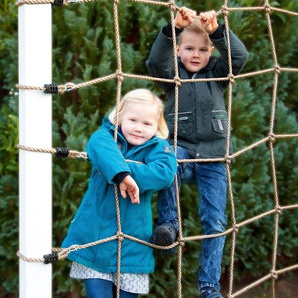 small foot Kletternetz mit Achterhaken - Naturfarben -