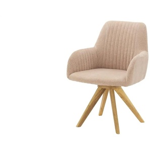 smart Armlehnstuhl drehbar - rosa/pink - Materialmix - 59 cm - 87 cm - cm 66,0 | Möbel Kraft