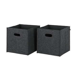 smart Aufbewahrungskorb 2er-Set Up2U - grau - Filz - 34 cm - 34 cm - cm 34,0 | Möbel Kraft