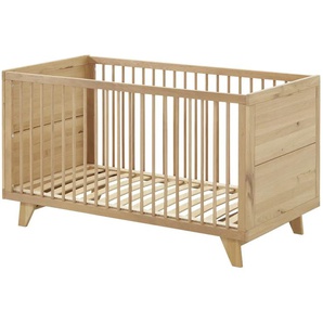 smart Babybett  Oslo ¦ holzfarben ¦ Maße (cm): B: 76 H: 80