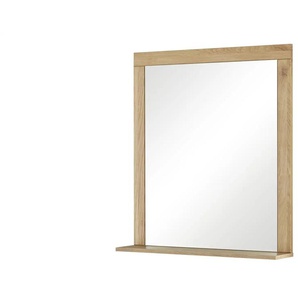 smart Bad-Spiegel Malmö | holzfarben | Holzwerkstoff | 69 cm | 77 cm | cm 14,0 |