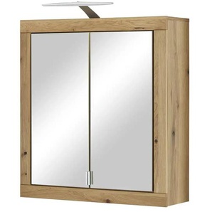smart Bad-Spiegelschrank - holzfarben - Materialmix - 69 cm - 75 cm - cm 22,0 | Möbel Kraft