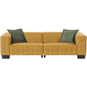 smart Big Sofa Delilah ¦ gelb ¦ Maße (cm): B: 255 H: 69 T: 106.0