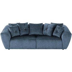 smart Big Sofa  Krista ¦ blau ¦ Maße (cm): B: 250 H: 81 T: 106