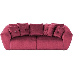 smart Big Sofa  Krista ¦ rot ¦ Maße (cm): B: 250 H: 81 T: 106