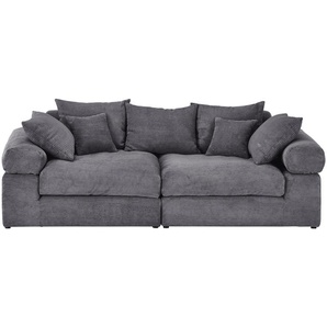 smart Big Sofa  Lionore - grau - Materialmix - 242 cm - 86 cm - 121 cm | Möbel Kraft