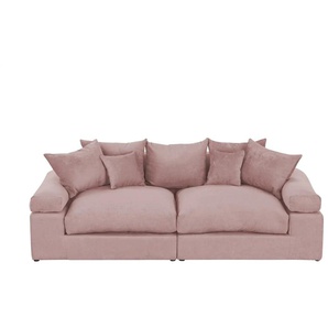 smart Big Sofa Lionore - rosa/pink - Materialmix - 242 cm - 86 cm - cm 121,0 | Möbel Kraft
